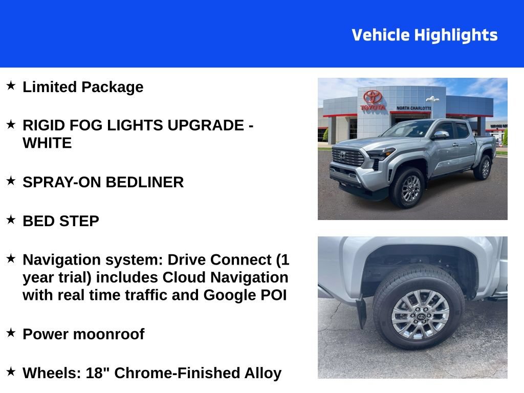 Used 2025 Toyota Tacoma Limited AWD/4WD image 4