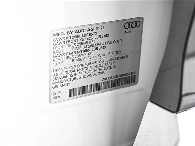Certified 2025 Audi SQ6 e-tron Prestige w/ 21" Black Optic Wheel Package AWD/4WD image 26