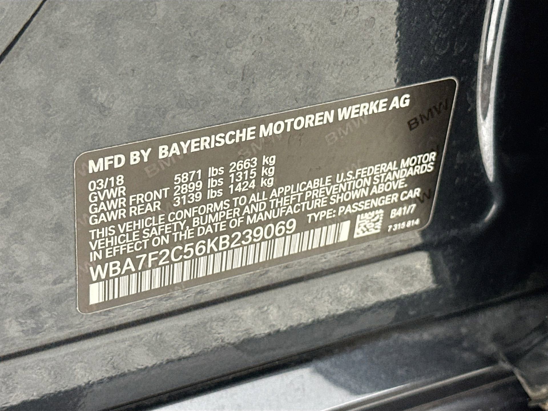 Used 2019 BMW 750i xDrive w/ Executive Package image 35