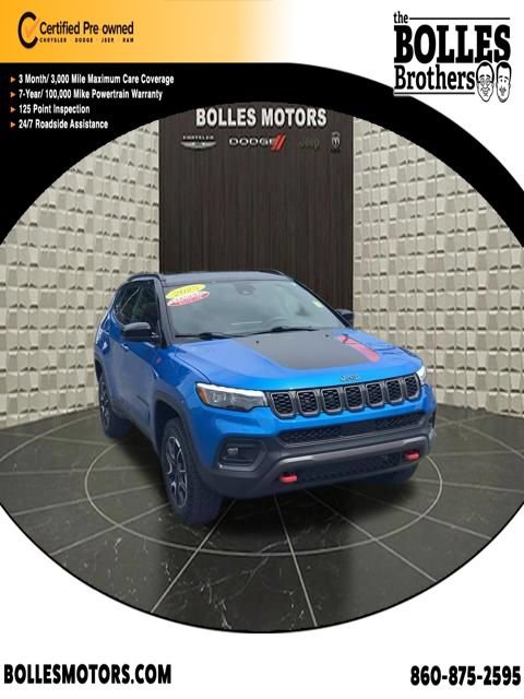 Certified 2025 Jeep Compass Trailhawk w/ Trailhawk Elite Group AWD/4WD image 1