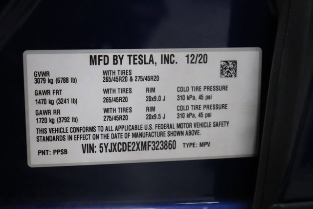 Used 2021 Tesla Model X Long Range AWD/4WD image 33