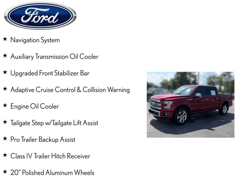 Used 2017 Ford F150 Platinum w/ Equipment Group 701A Luxury AWD/4WD image 9