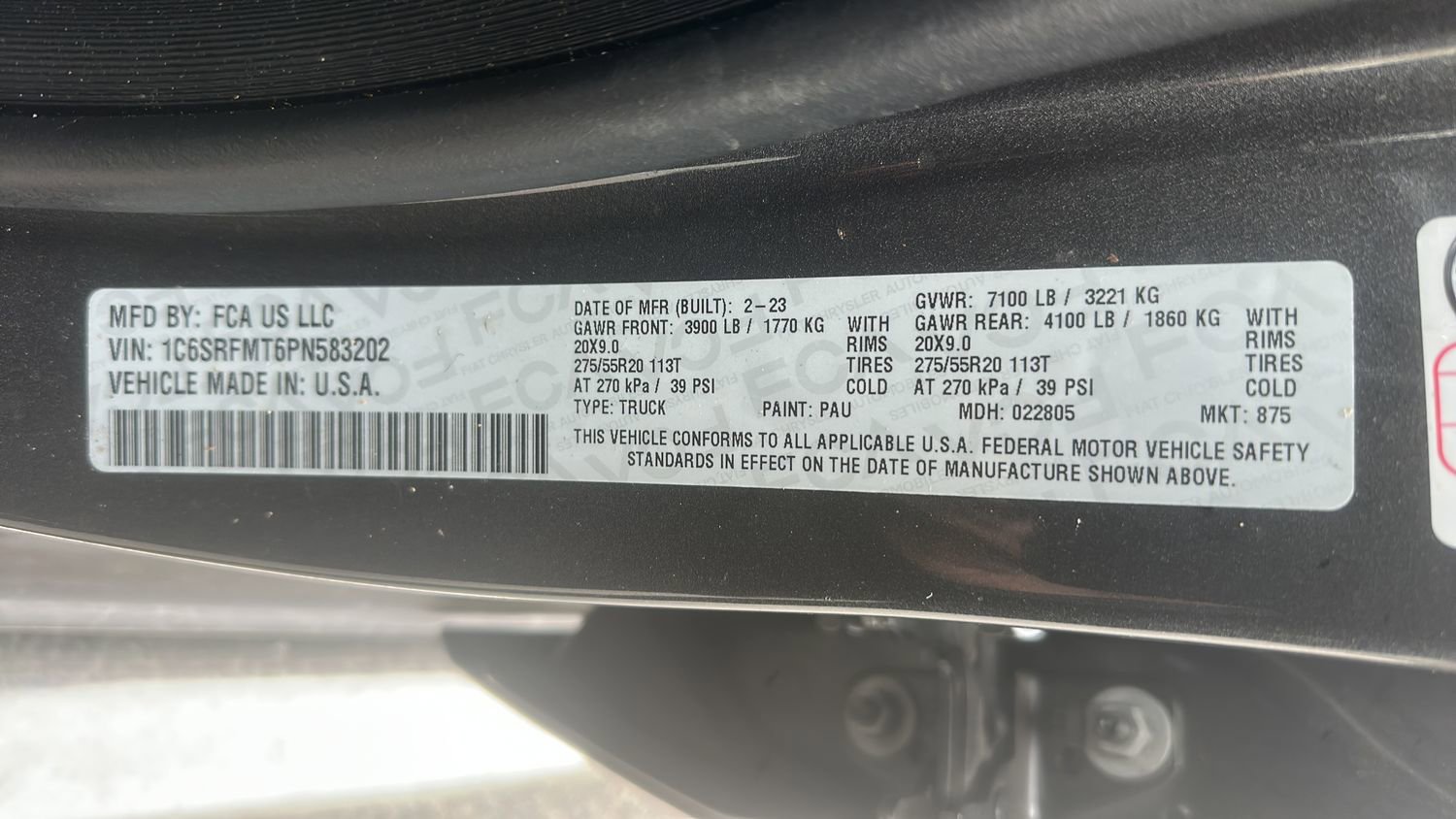 Used 2023 RAM 1500 Big Horn image 9