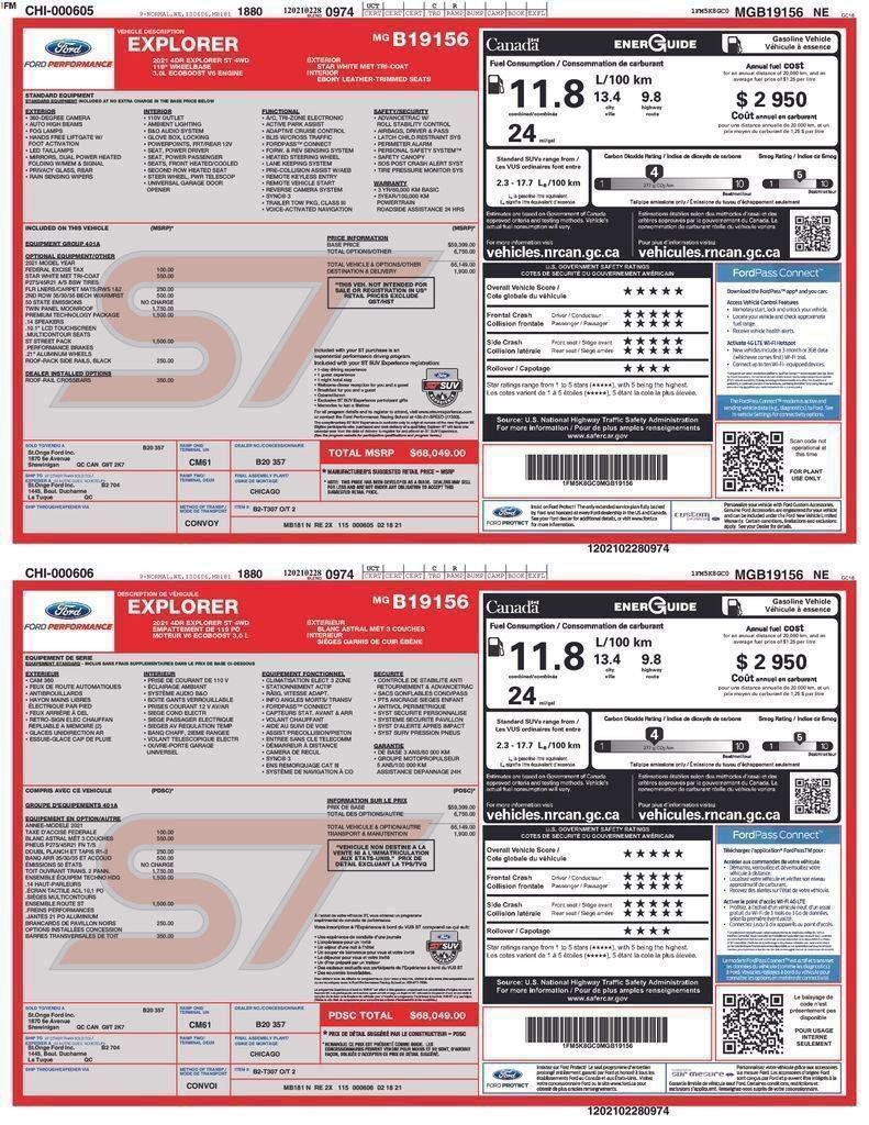 Used 2021 Ford Explorer ST w/ ST Street Pack image 57