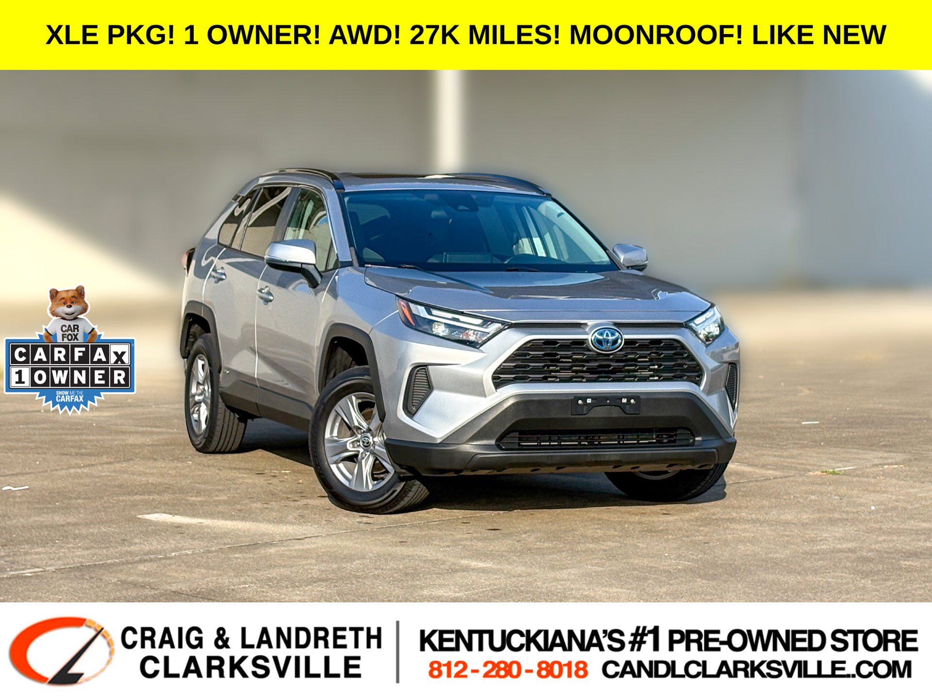 Used 2022 Toyota RAV4 XLE w/ Convenience Package AWD/4WD image 1