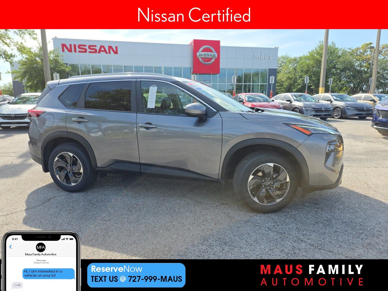 Certified 2024 Nissan Rogue SV w/ SV Premium Package AWD/4WD image 1