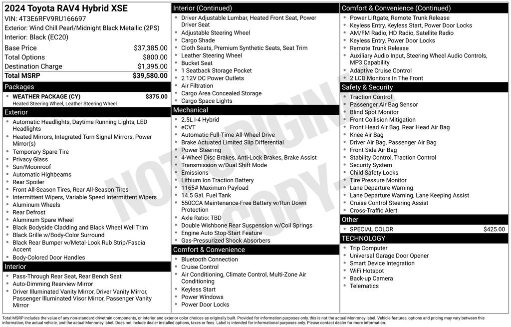 Used 2024 Toyota RAV4 XSE w/ Weather Package AWD/4WD image 5