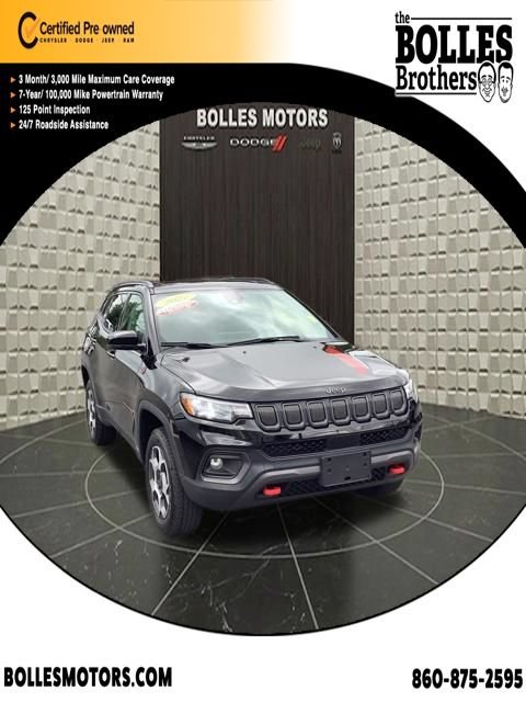 Certified 2022 Jeep Compass Trailhawk w/ Sun and Sound Group AWD/4WD image 1