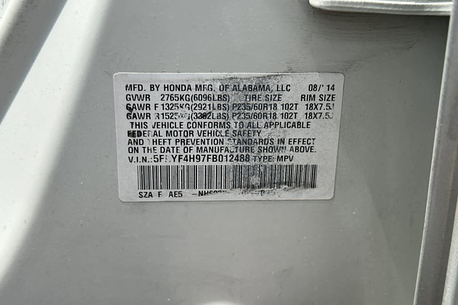 Used 2015 Honda Pilot Touring image 34