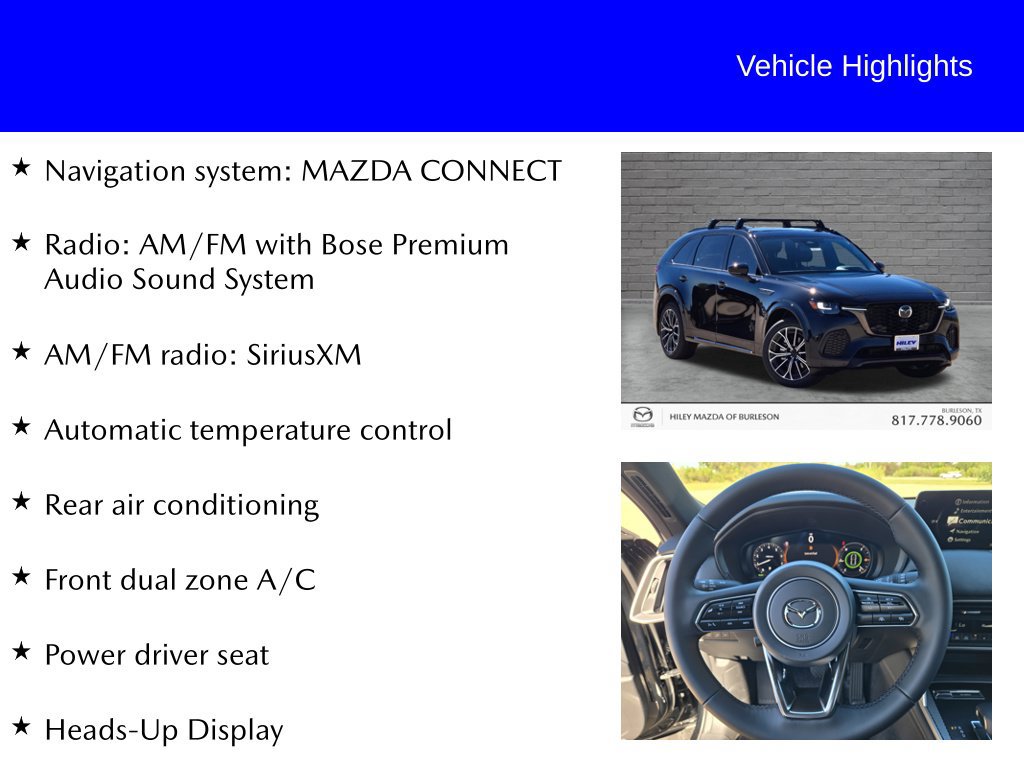 New 2026 MAZDA CX-70 3.3 Turbo S w/ Premium Package AWD/4WD image 9