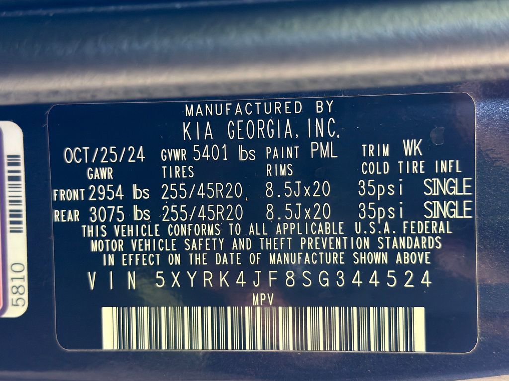 Used 2025 Kia Sorento SX image 39