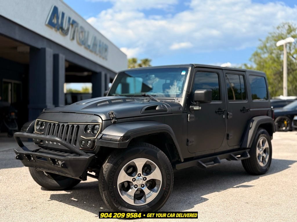 Used 2017 Jeep Wrangler Unlimited Sahara w/ Dual Top Group AWD/4WD image 1