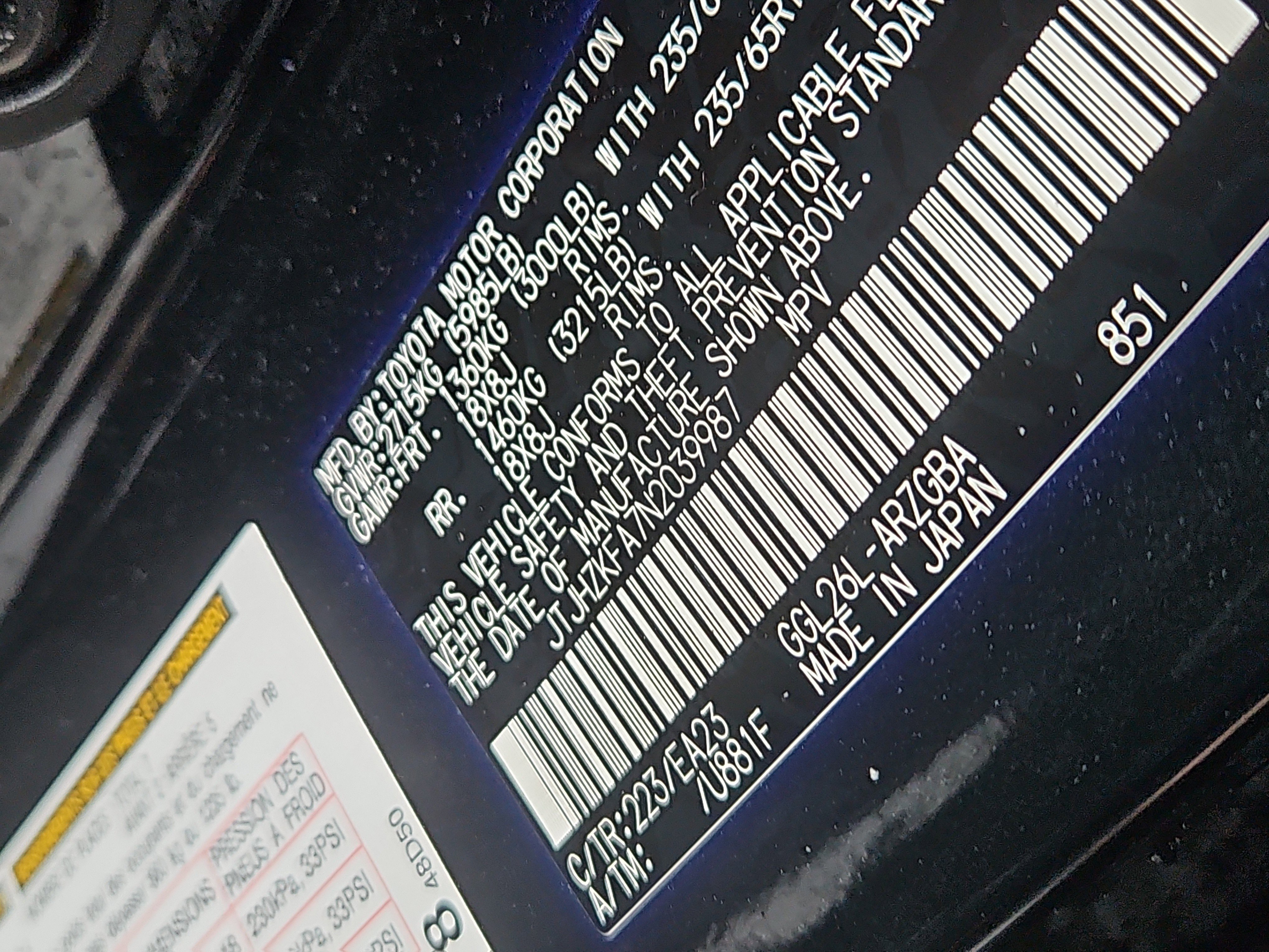 Used 2022 Lexus RX 350L Premium w/ Premium Package image 7