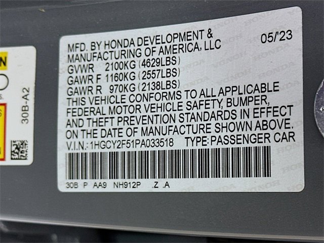 Certified 2023 Honda Accord Sport image 32