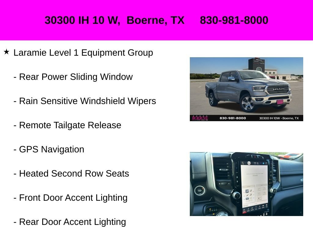 Used 2024 RAM 1500 Laramie AWD/4WD image 20
