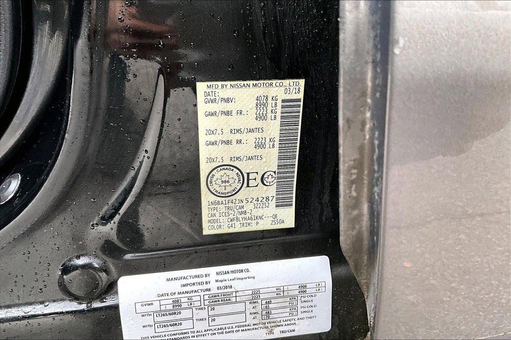 Used 2018 Nissan Titan Platinum Reserve image 20