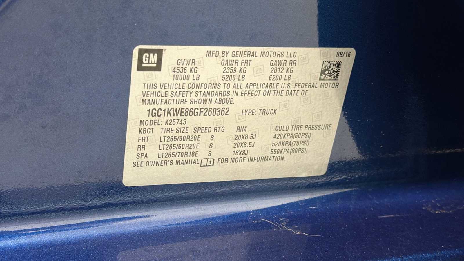 Used 2016 Chevrolet Silverado 2500 LTZ w/ Duramax Plus Package image 11