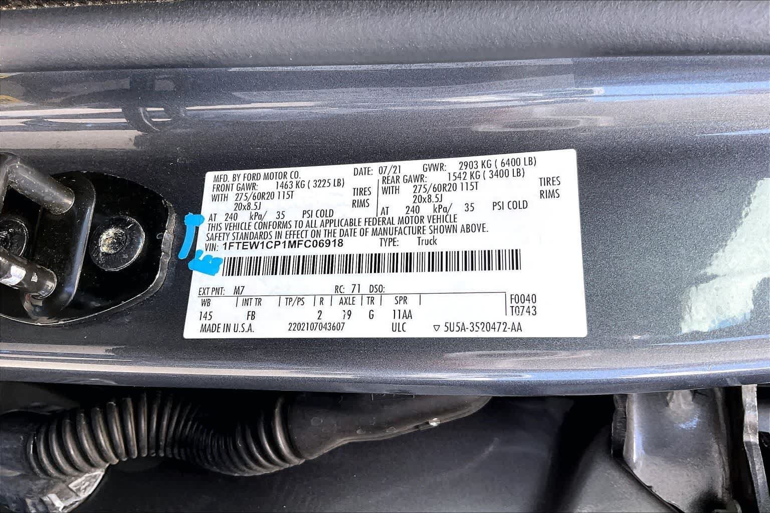 Used 2021 Ford F150 XLT w/ Equipment Group 302A High RWD image 20