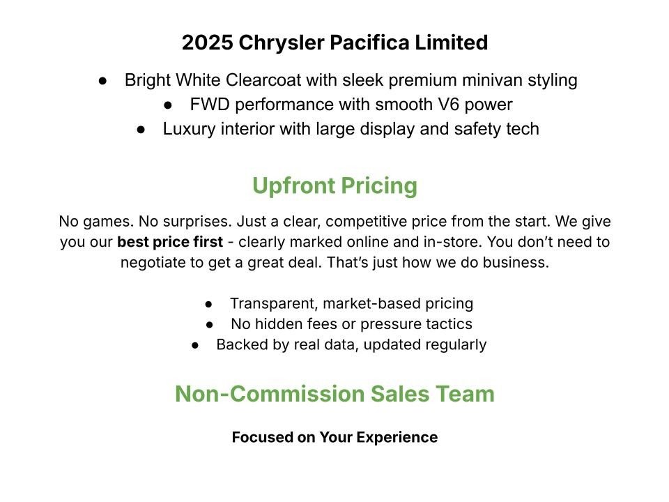 Used 2025 Chrysler Pacifica Limited FWD image 3