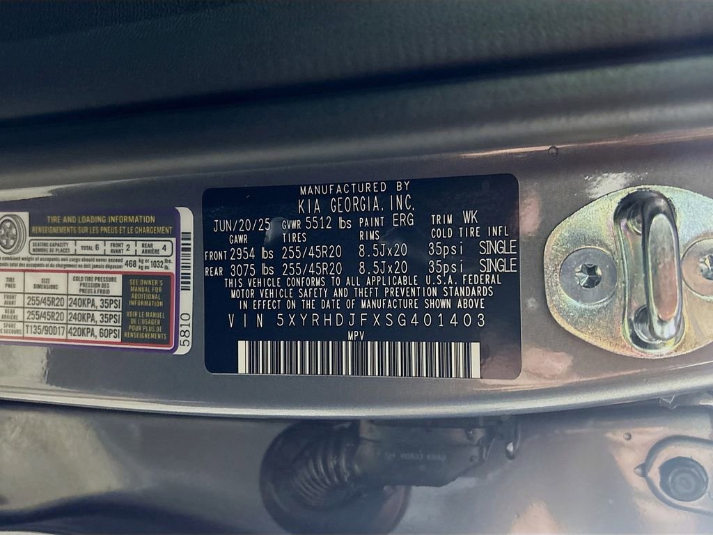 New 2025 Kia Sorento EX w/ Panoramic Sunroof Package image 12