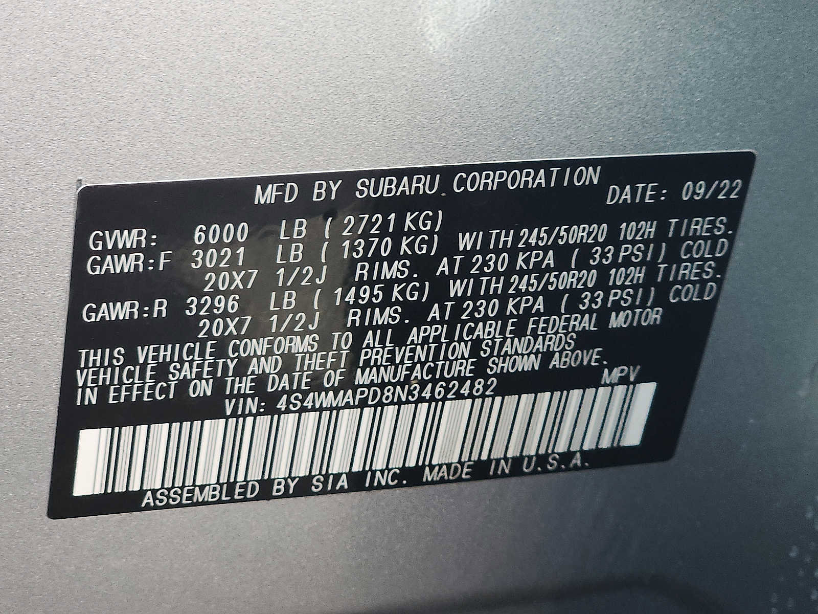 Used 2022 Subaru Ascent Limited w/ Technology Package image 27