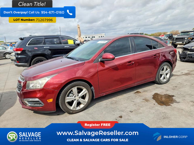 Used 2016 Chevrolet Cruze LT w/ Sun And Sound Package FWD image 1