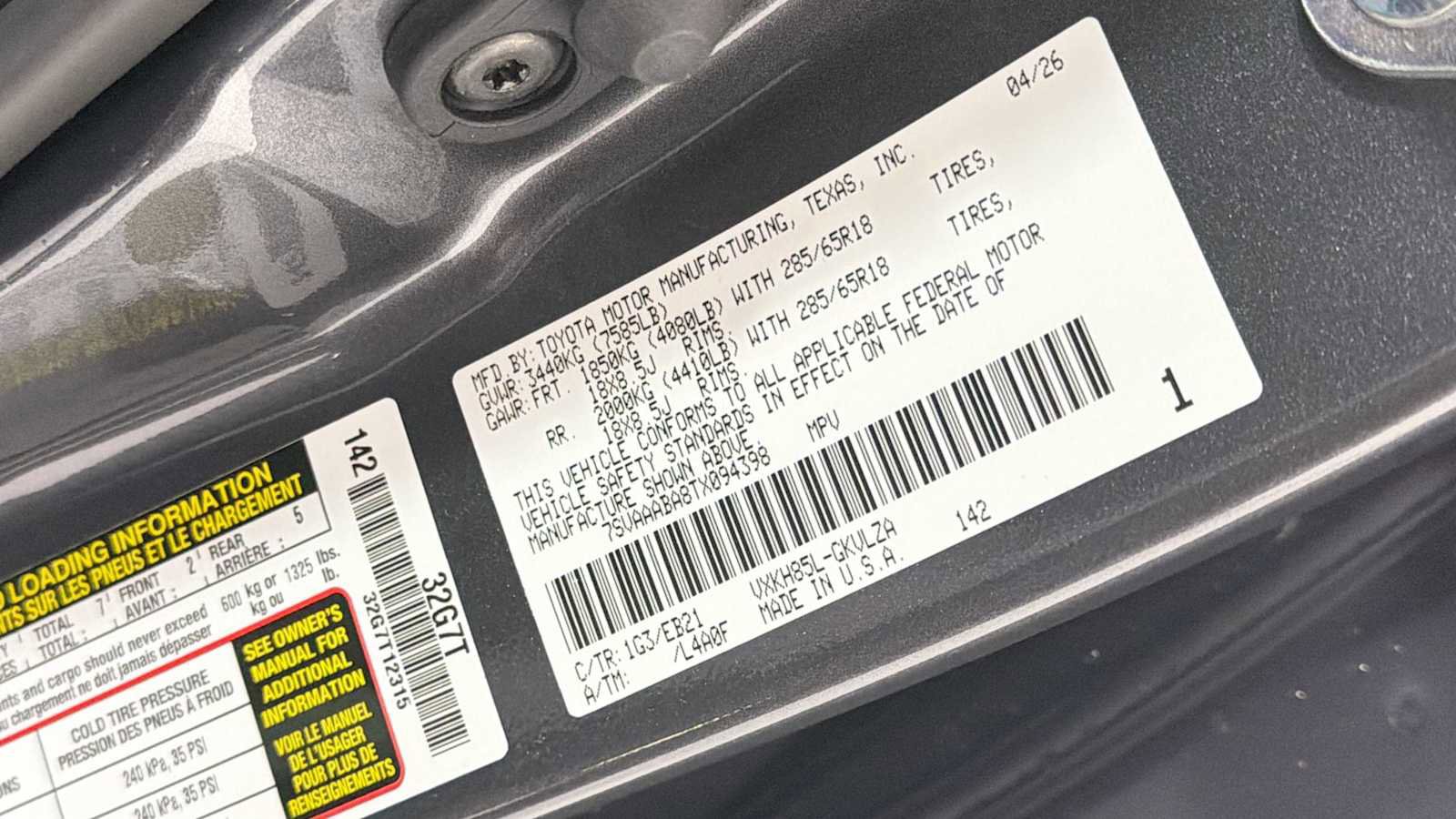 New 2026 Toyota Sequoia TRD Pro AWD/4WD image 11