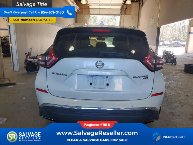 Used 2017 Nissan Murano Platinum w/ Platinum Technology Package image 3