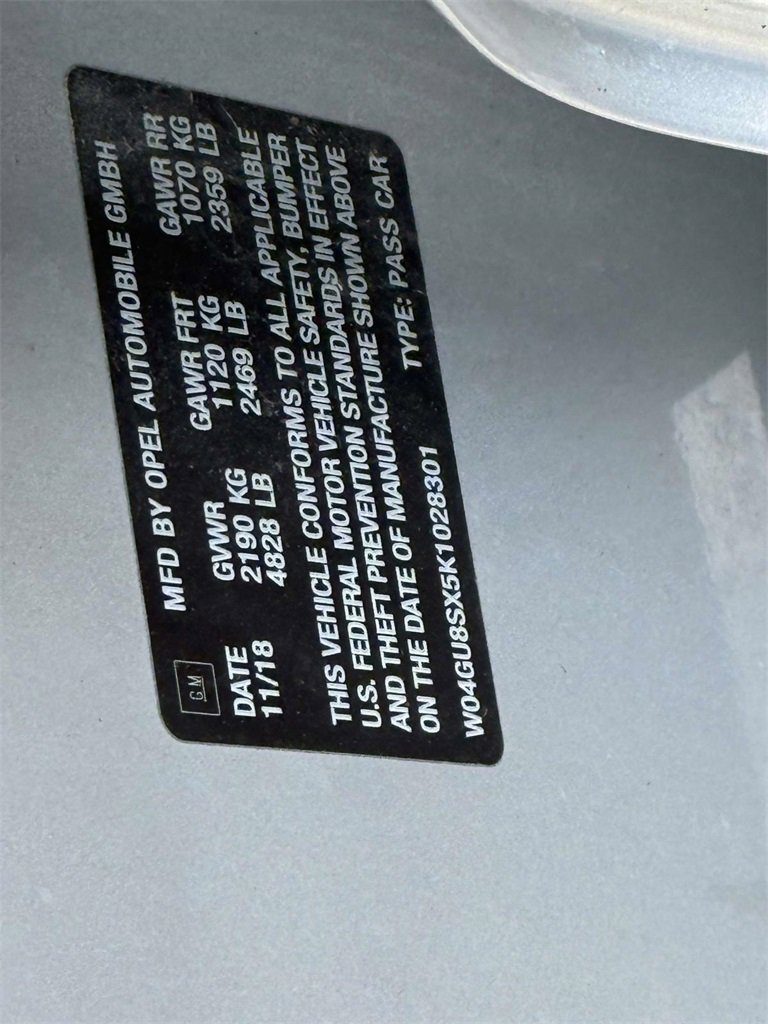 Used 2019 Buick Regal Preferred w/ Sights and Sounds Package image 7