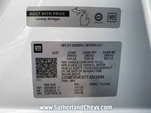 New 2026 Chevrolet Traverse LT image 54