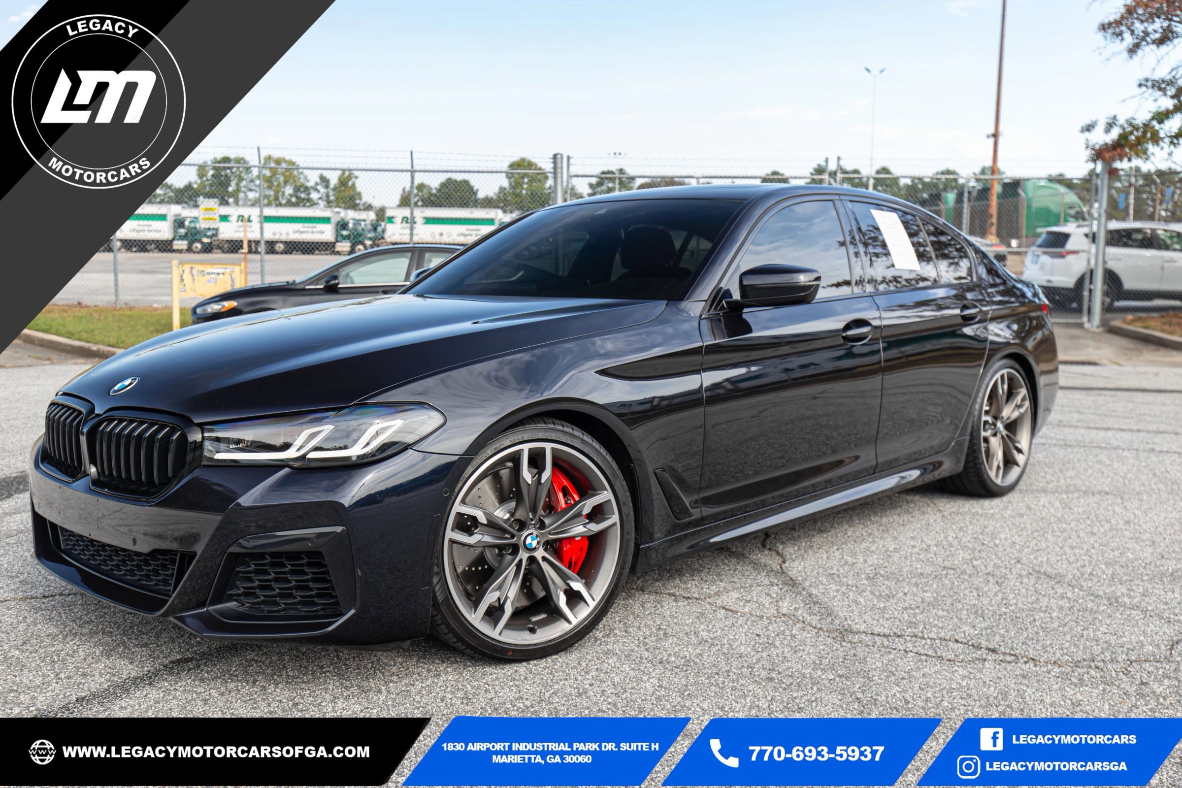 Used 2022 BMW M550i xDrive w/ Shadowloine Package image 1