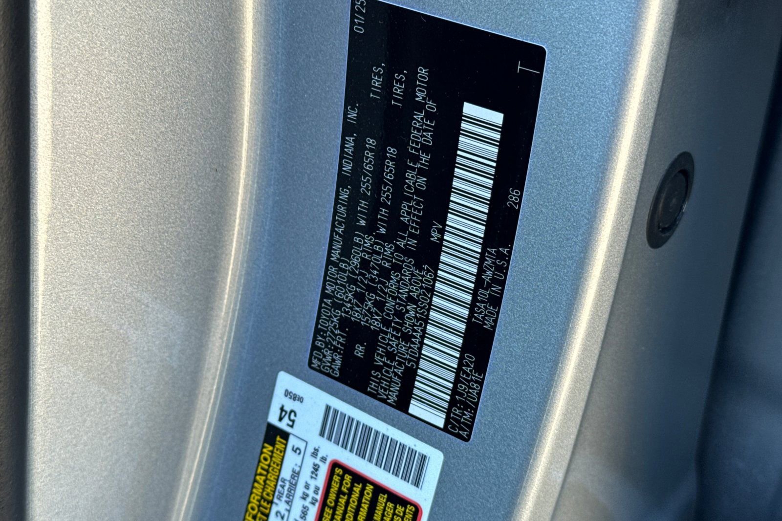 Certified 2025 Toyota Grand Highlander FWD image 58