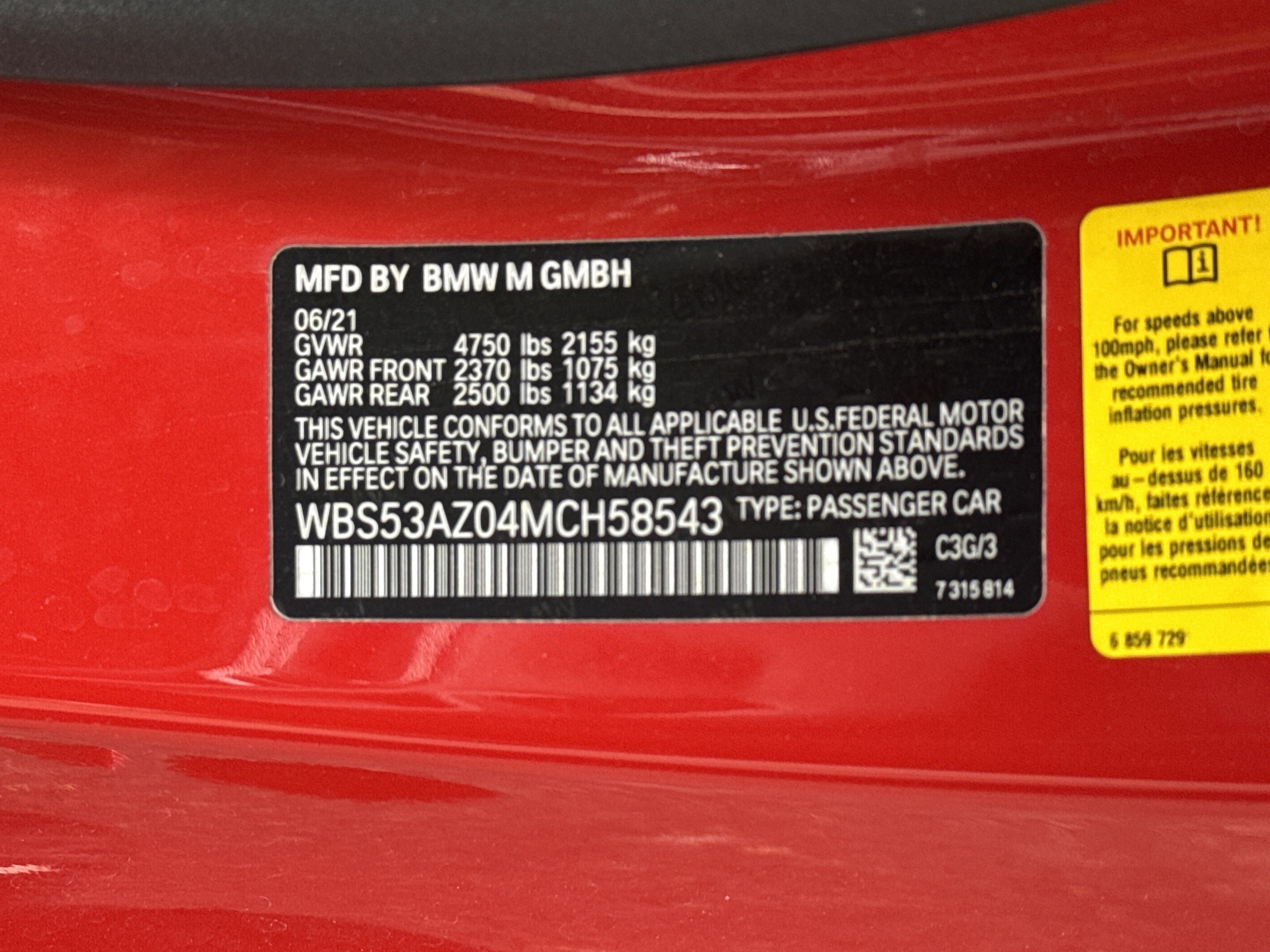 Used 2021 BMW M4 Coupe w/ Executive Package image 34