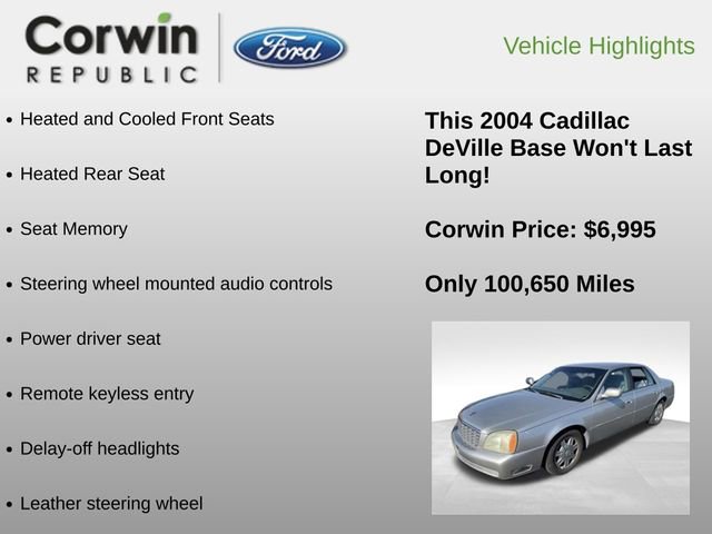 Used 2004 Cadillac De Ville w/ Equipment Group FWD image 6