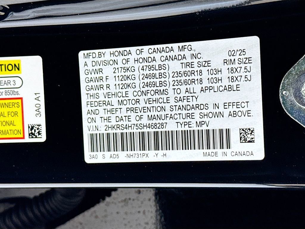Certified 2025 Honda CR-V EX-L image 35
