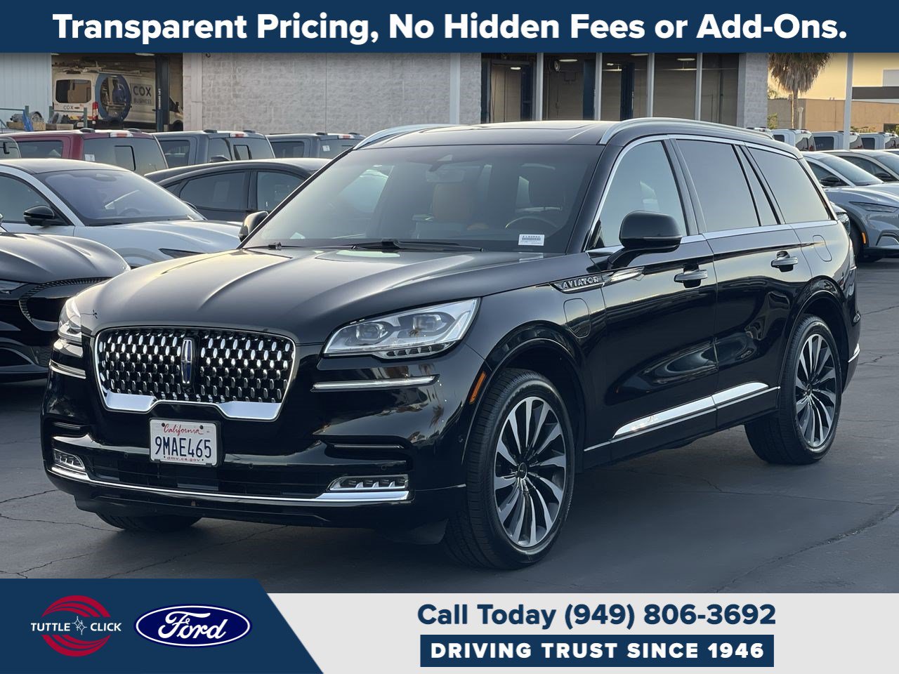 Used 2023 Lincoln Aviator Black Label Grand Touring w/ Class IV Trailer Tow Package AWD/4WD image 3