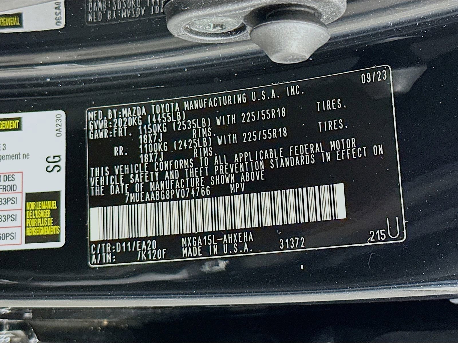 Certified 2023 Toyota Corolla Cross XLE w/ Black Badges Package (TMS) image 32