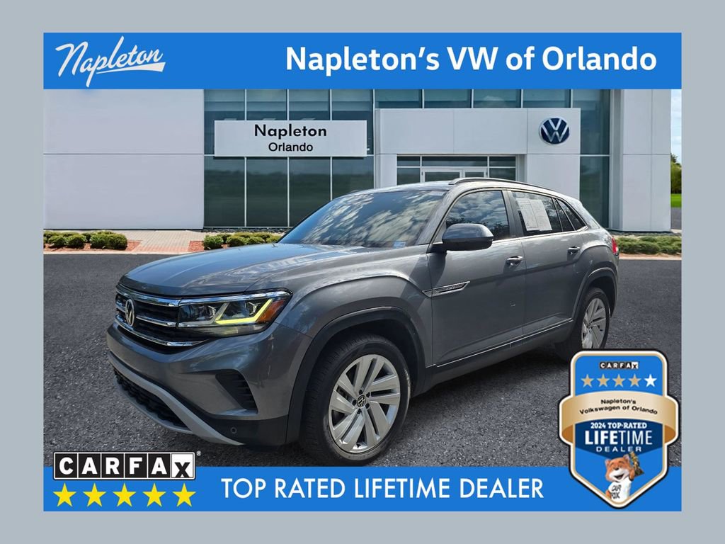 Certified 2022 Volkswagen Atlas Cross Sport SE FWD video 1