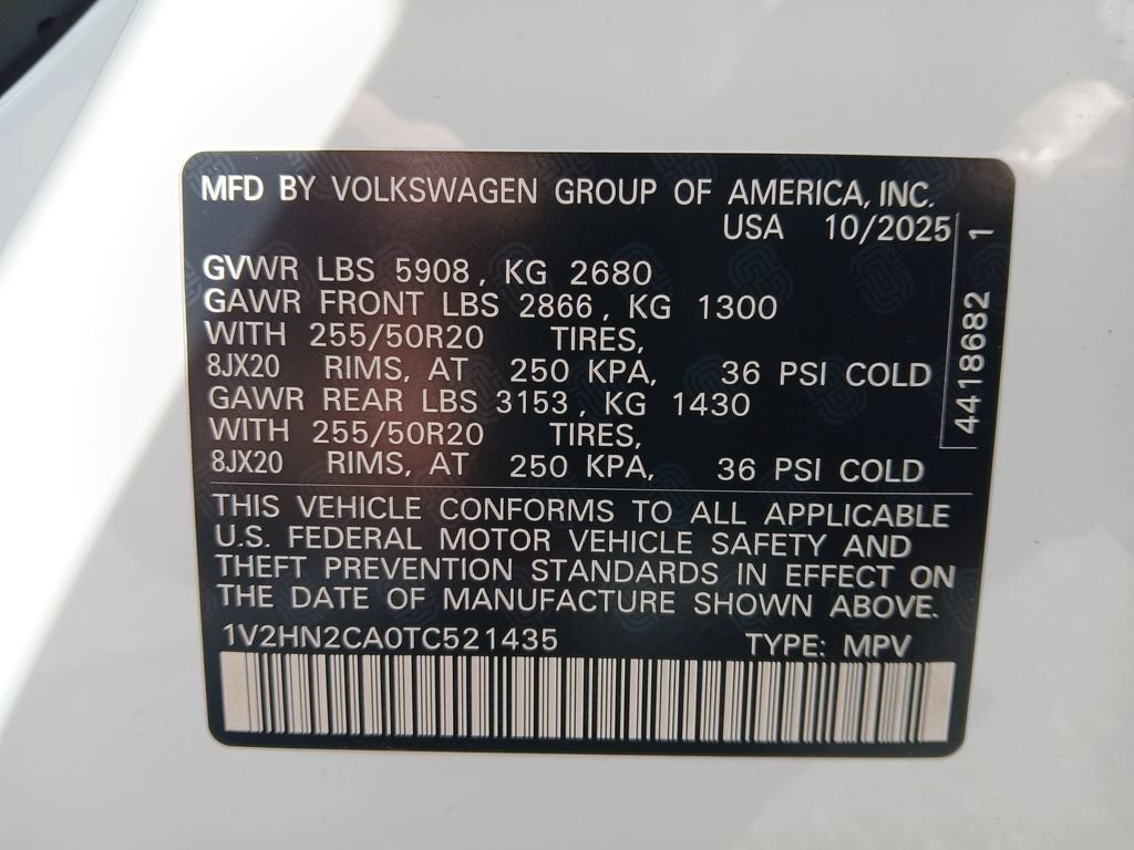 New 2026 Volkswagen Atlas SE AWD/4WD image 28