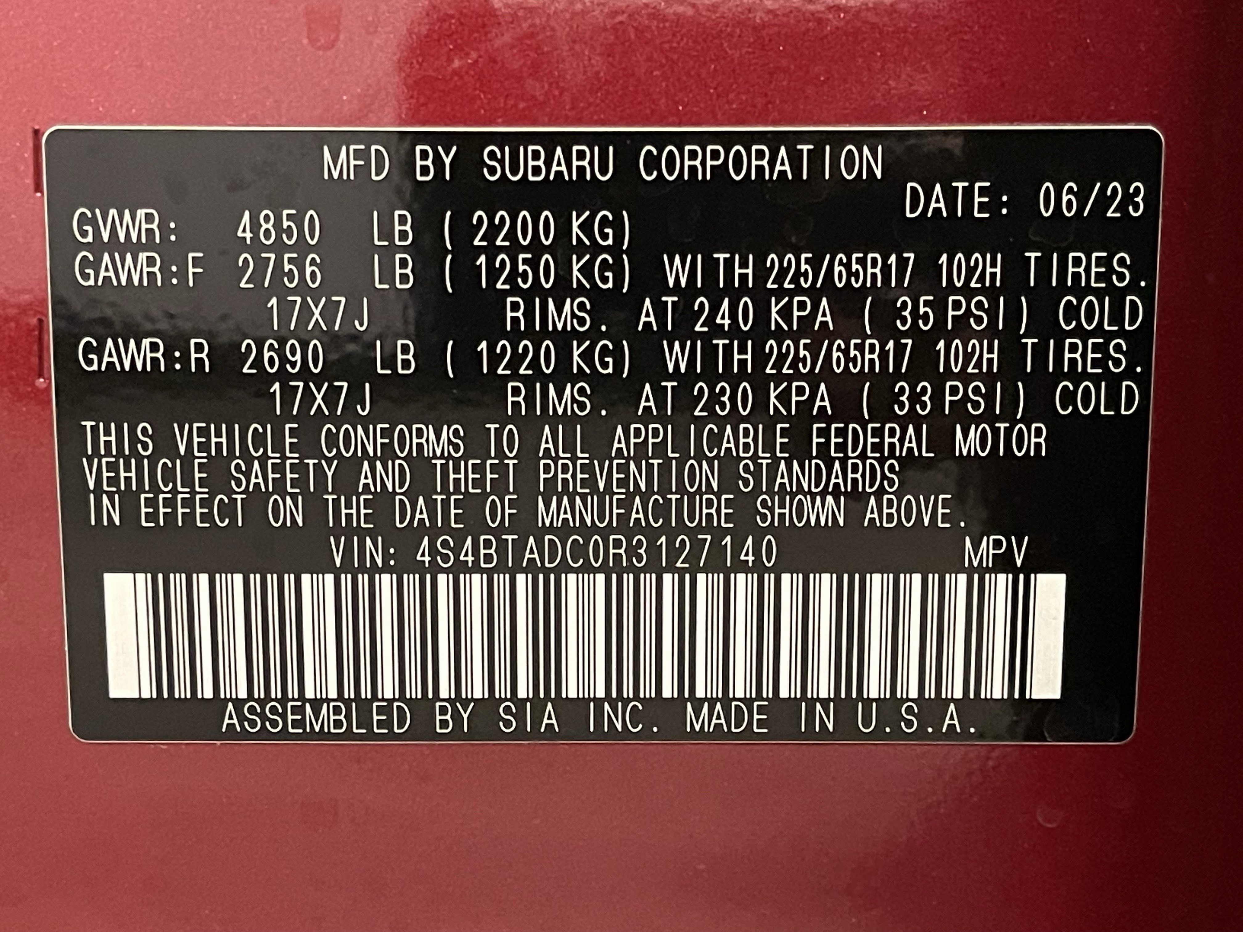 Used 2024 Subaru Outback Premium image 26