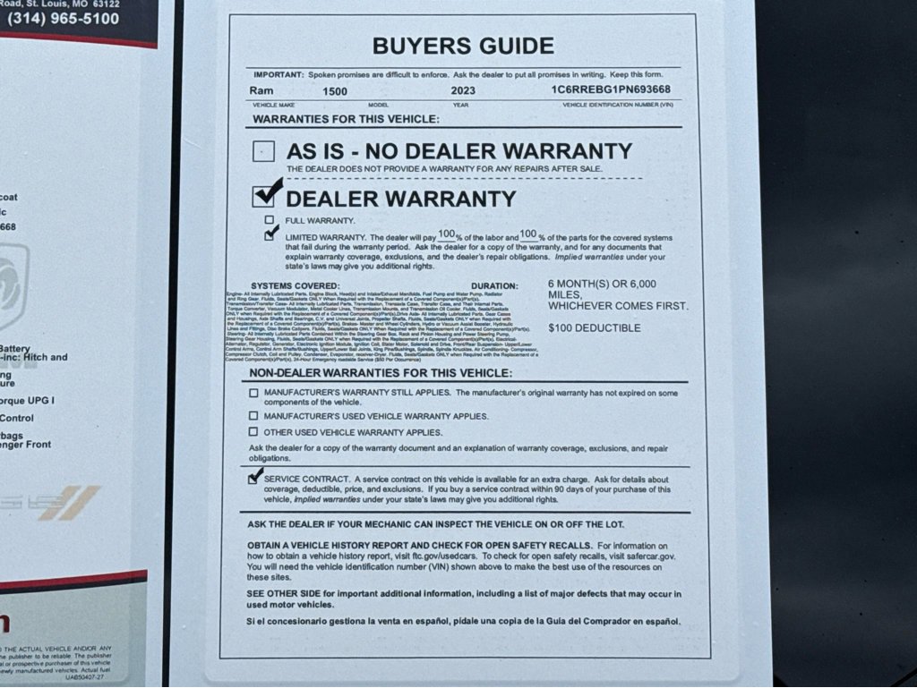 Certified 2023 RAM 1500 Big Horn image 26