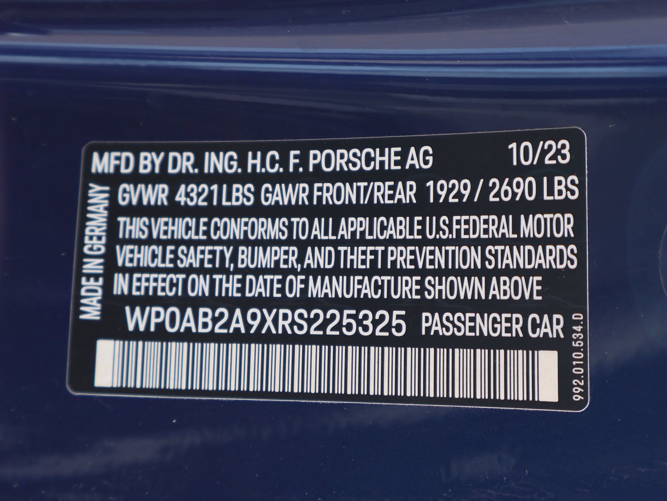 Certified 2024 Porsche 911 Dakar AWD/4WD image 31