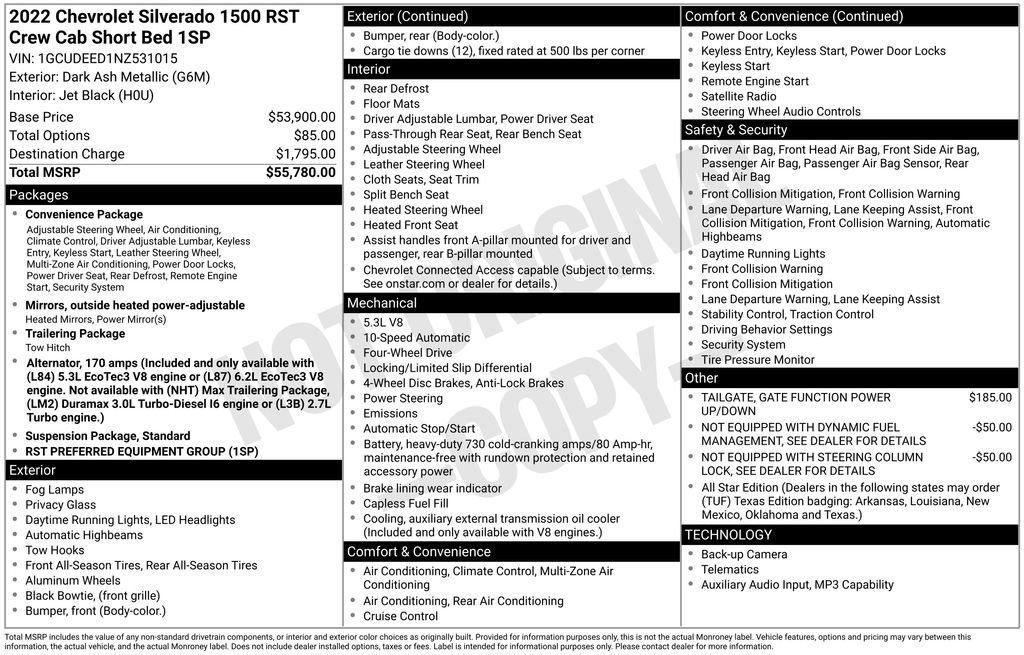 Used 2022 Chevrolet Silverado 1500 RST AWD/4WD image 9