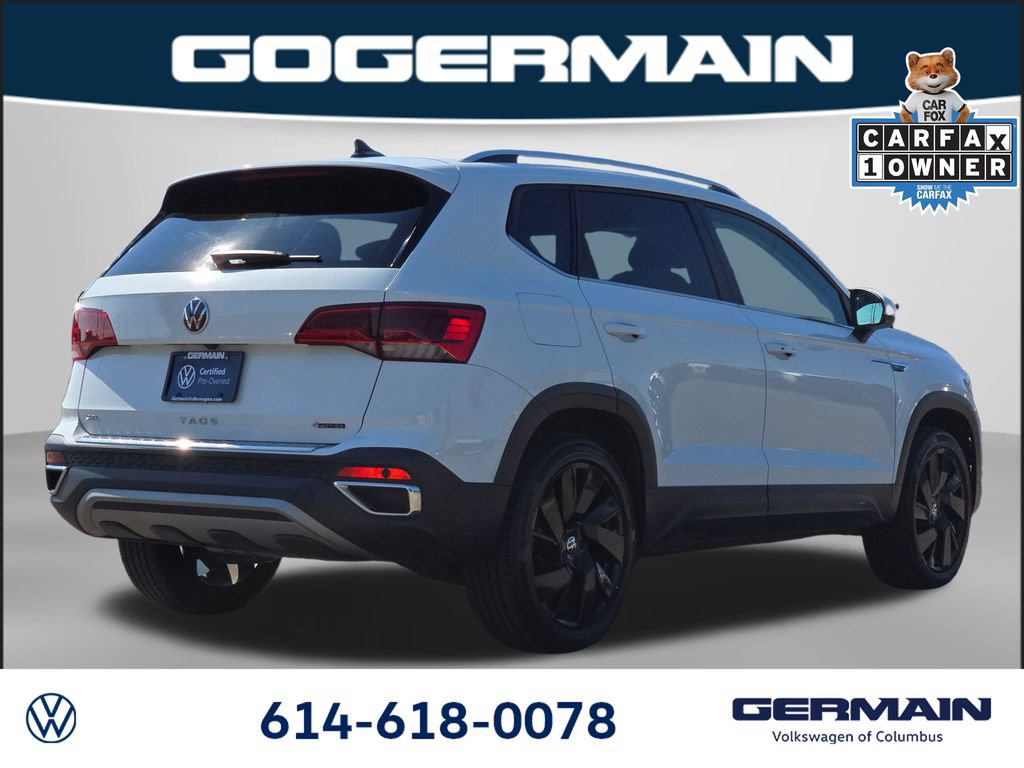 Certified 2023 Volkswagen Taos SEL w/ Black Wheel Package AWD/4WD image 8