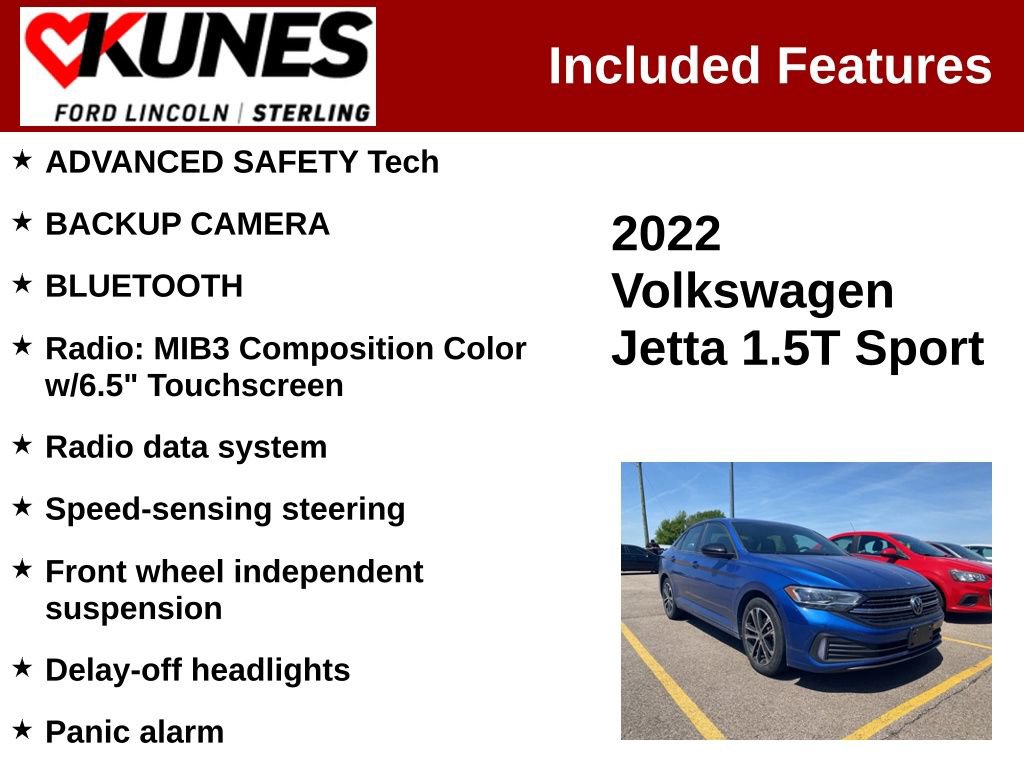 Used 2022 Volkswagen Jetta Sport FWD image 2