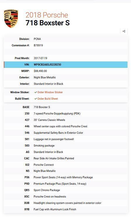 Used 2018 Porsche 718 Boxster S RWD image 46