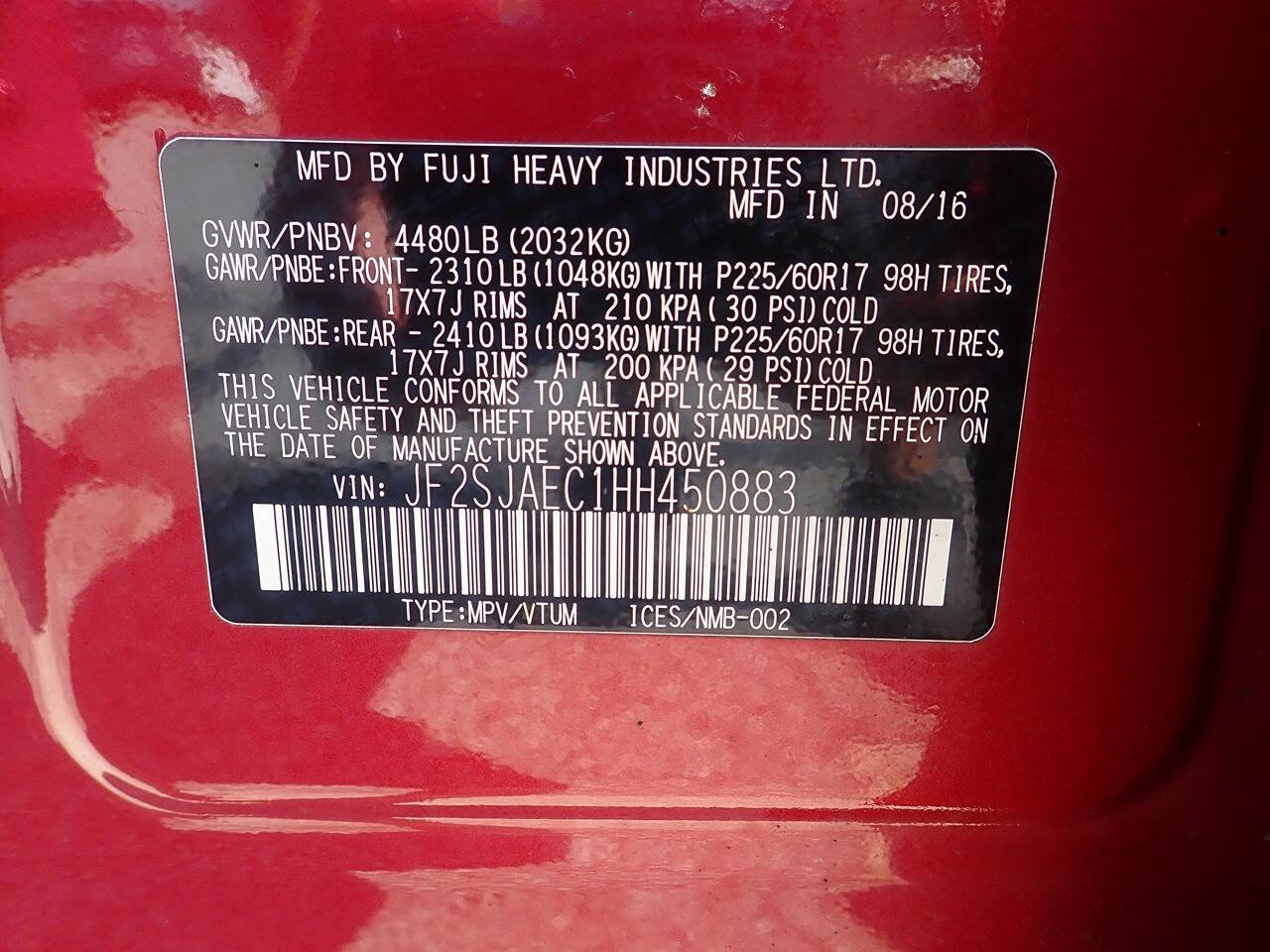 Used 2017 Subaru Forester 2.5i Premium w/ Protection Package #1 image 13