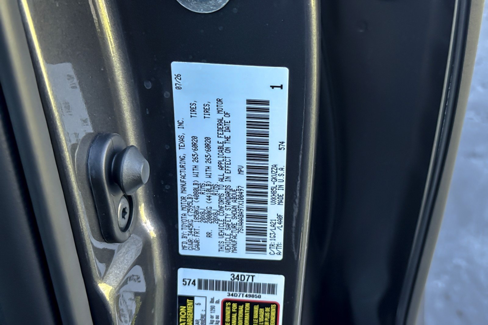 New 2026 Toyota Sequoia Platinum AWD/4WD image 28