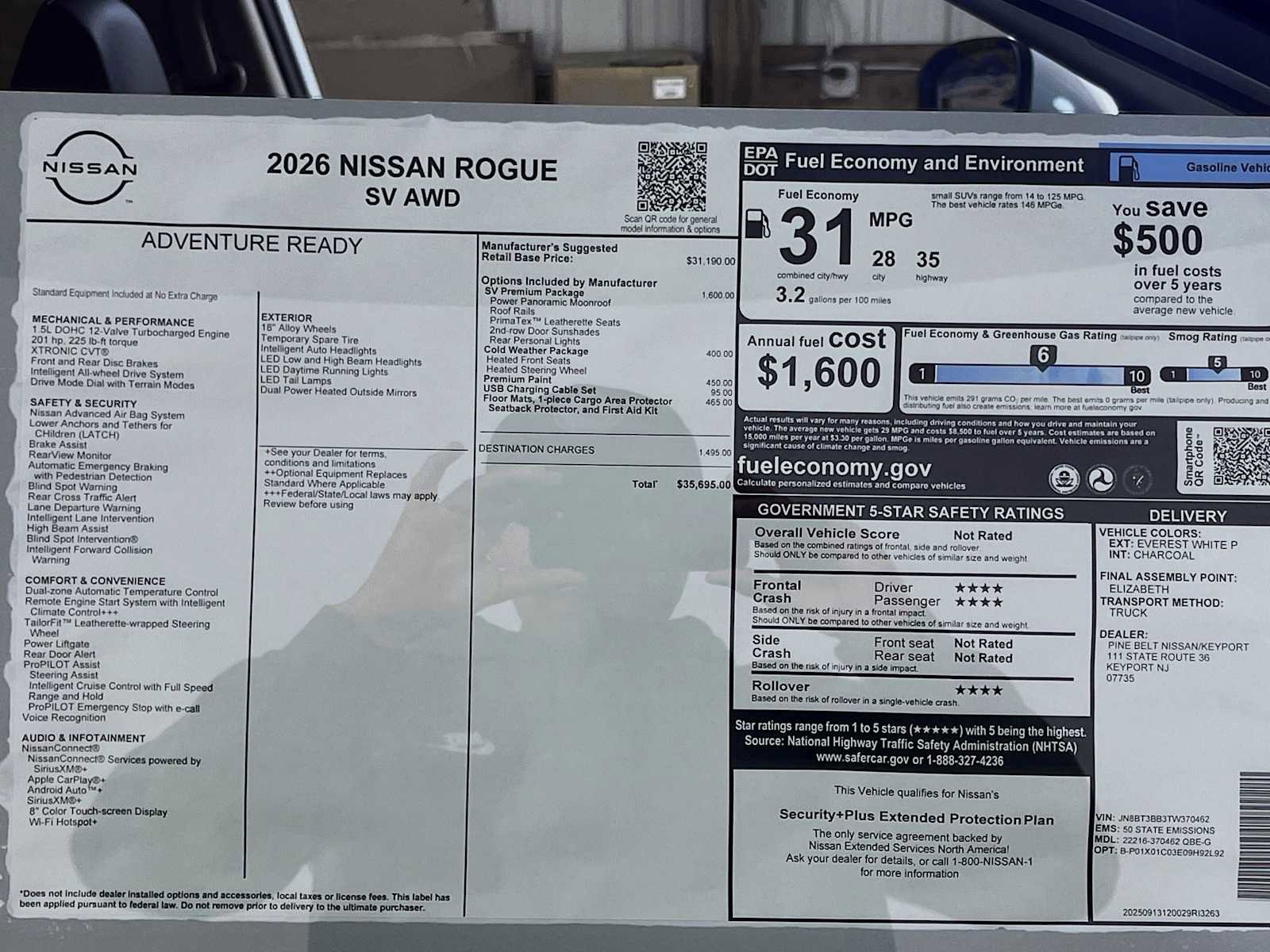 New 2026 Nissan Rogue SV image 6