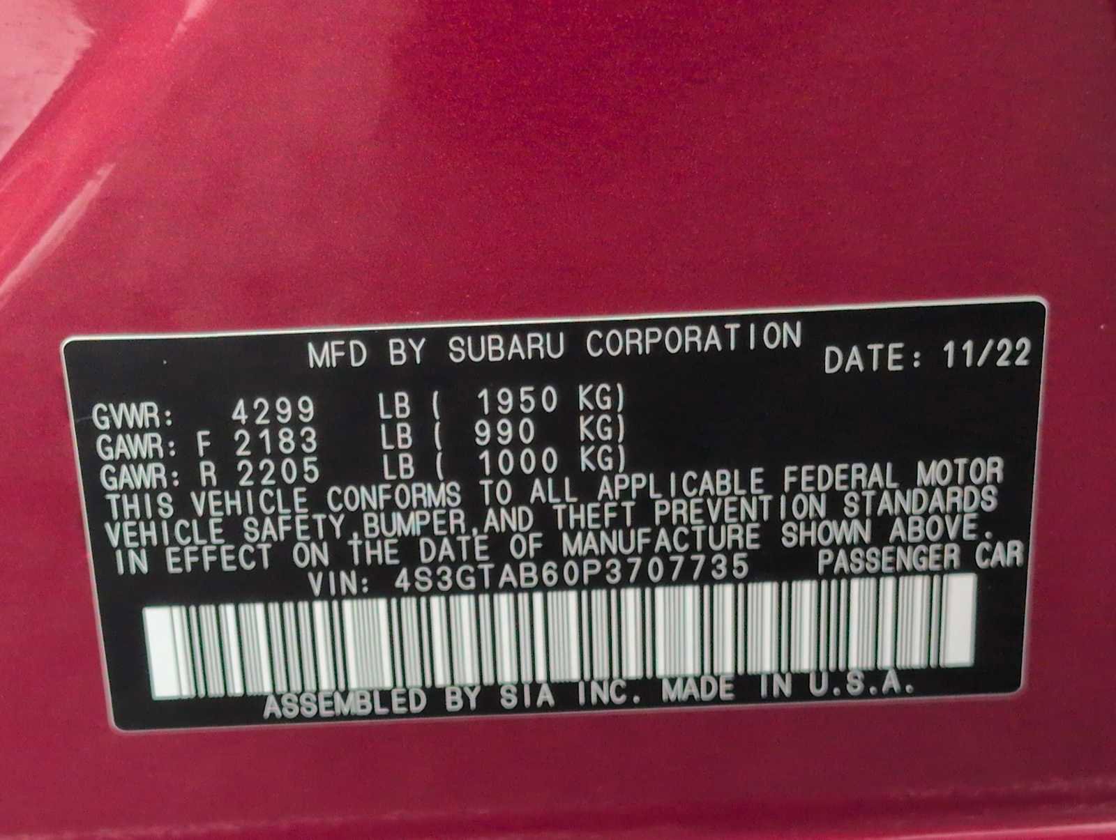 Used 2023 Subaru Impreza 2.0i image 34